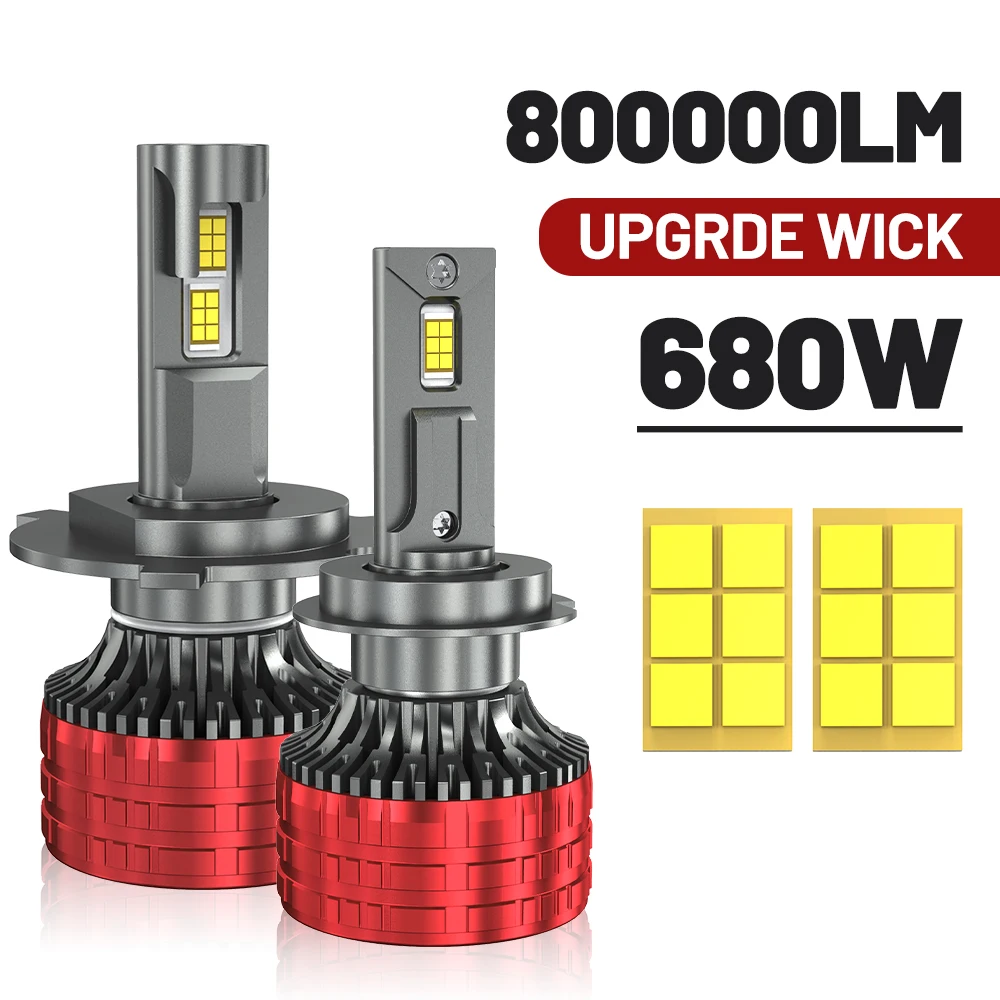 H4 H7 LED Canbus H1 H11 H8 H9 9005 HB3 9006 HB4 9012 9007 H13 Car Headlight Bulbs 800000LM Super Bright 6500K Headlight Car Lamp
H4 H7 LED Canbus H1 H11 H8 H9 9005 HB3 9006 HB4 9012 9007 H13 Car Headlight Bulbs 800000LM Super Bright 6500K Headlight Car Lamp