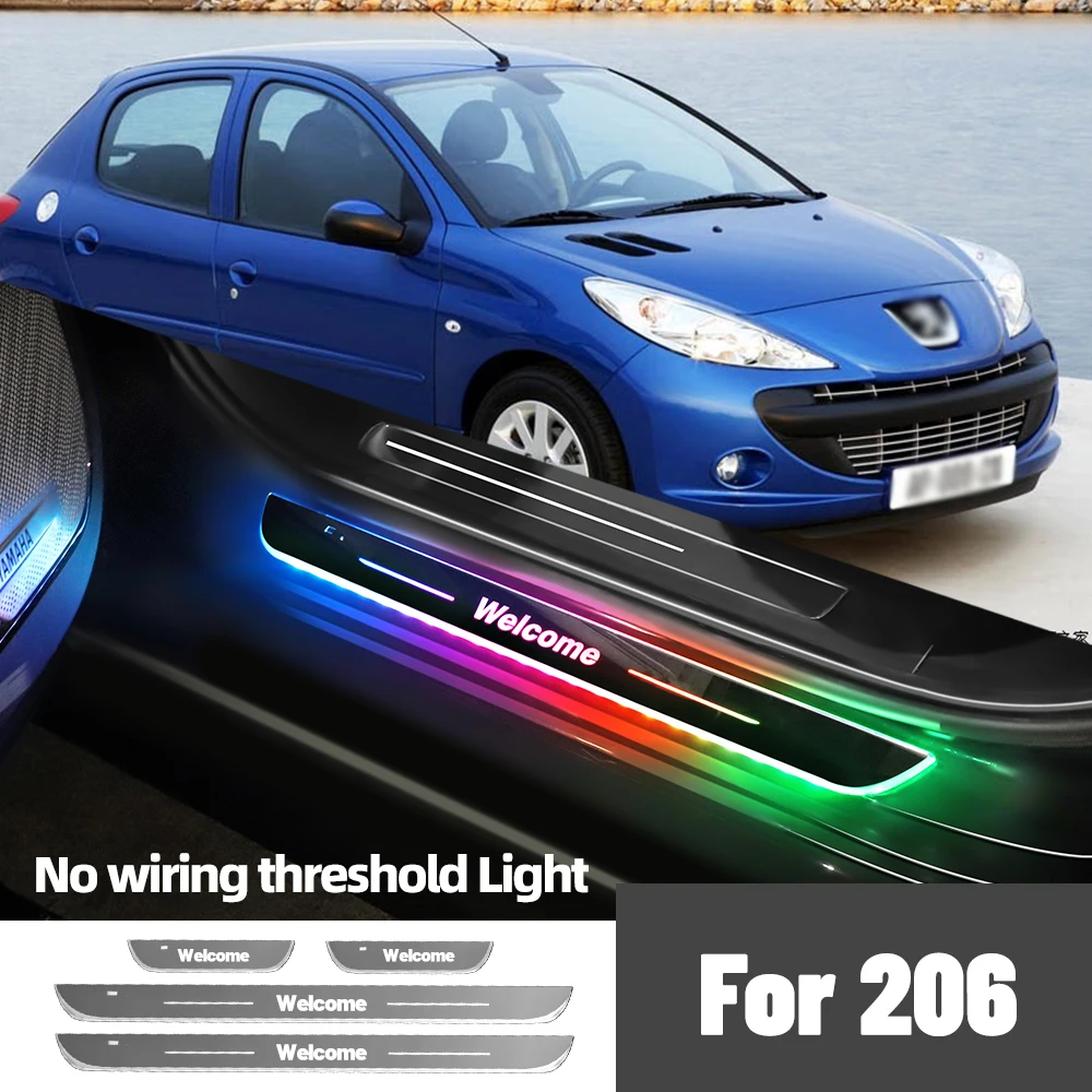 For Peugeot 206 2001-2006 2002 2003 2004 2005 Car Door Sill Light Customized Logo LED Welcome Threshold Pedal Lamp Accessories
For Peugeot 206 2001-2006 2002 2003 2004 2005 Car Door Sill Light Customized Logo LED Welcome Threshold Pedal Lamp Accessories