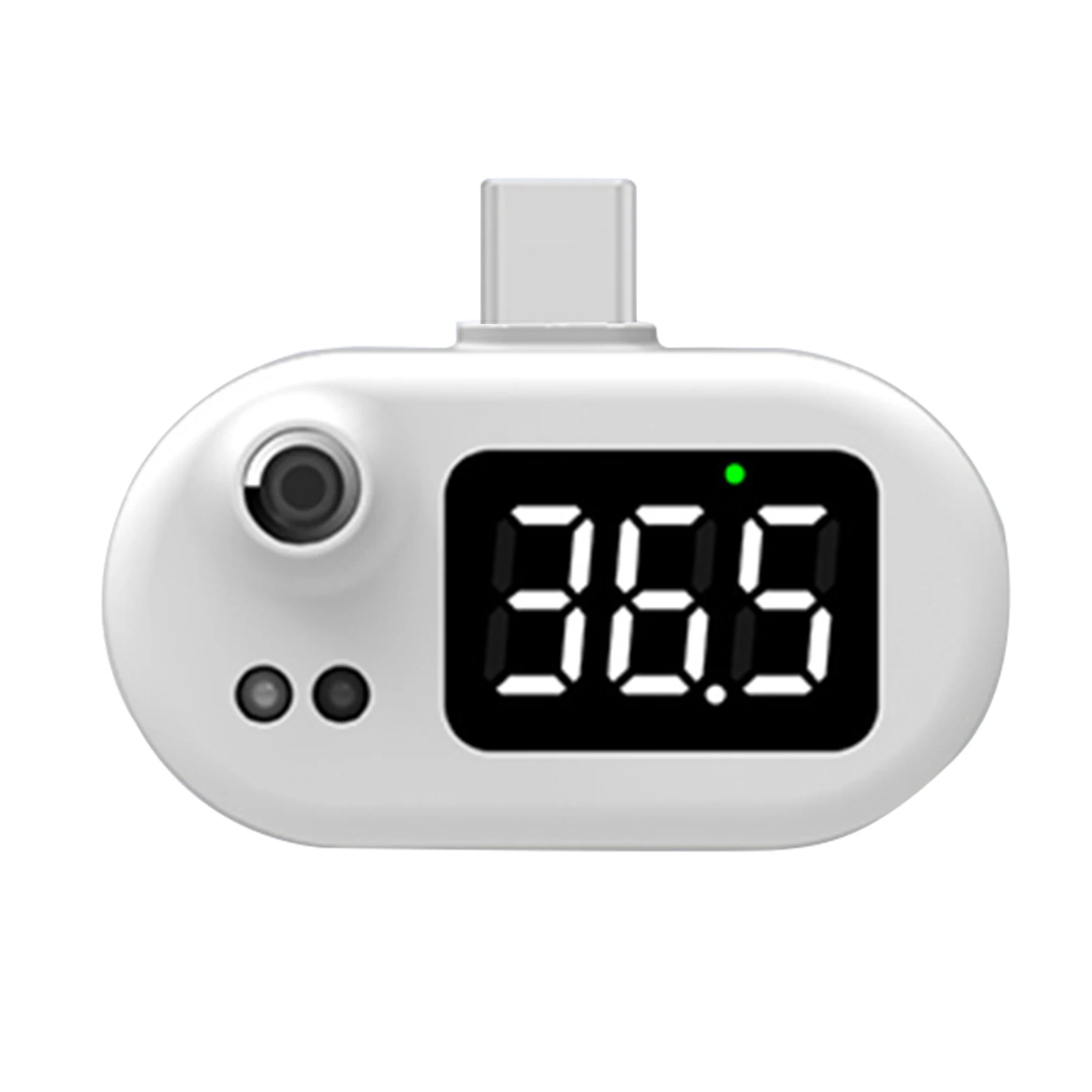 Mobile Phone Thermometer Non-Contact With LED Digital Display Portable Rapid Measurement For Android Type-C
Mobile Phone Thermometer Non-Contact With LED Digital Display Portable Rapid Measurement For Android Type-C