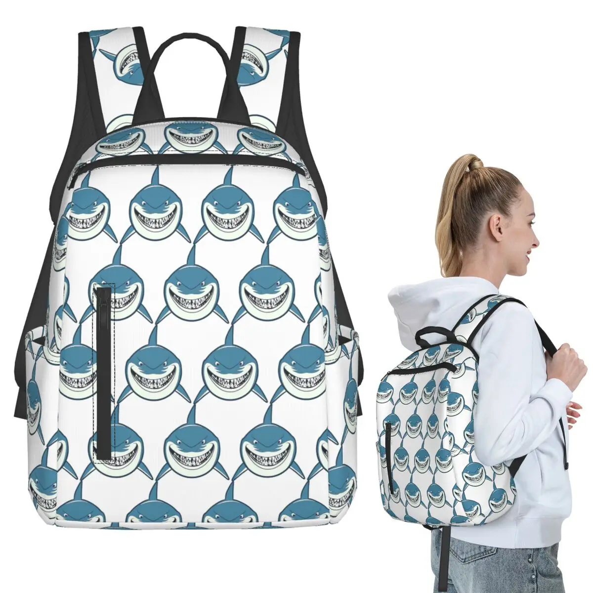 Bruce The Shark Backpack Student BookBag Children School Bag Laptop Shoulder Bags Boys Girls
Bruce The Shark Backpack Student BookBag Children School Bag Laptop Shoulder Bags Boys Girls