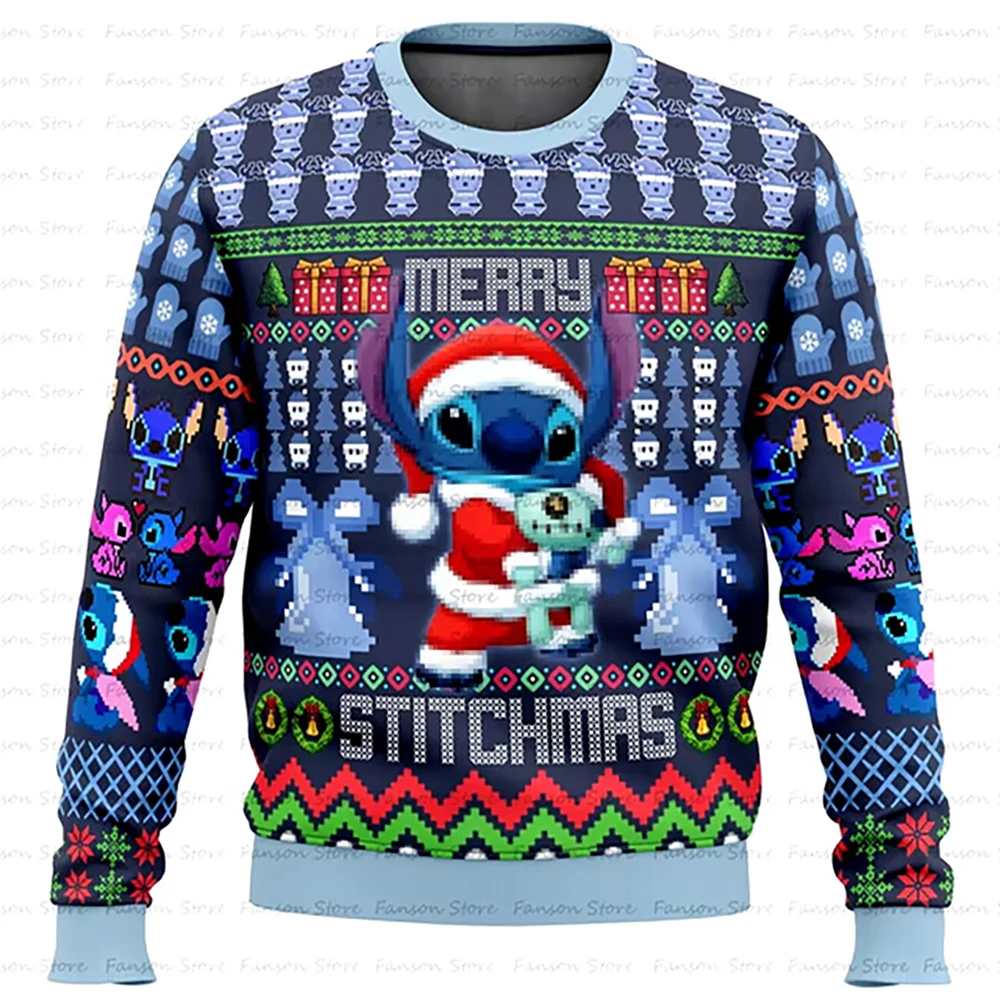 Christmas Love Stitch Ugly Christmas Sweater 2025 New Fashion Men Women Pullover Tops Cartoon Anime Couple Hoodie Sweatshirt
Christmas Love Stitch Ugly Christmas Sweater 2025 New Fashion Men Women Pullover Tops Cartoon Anime Couple Hoodie Sweatshirt