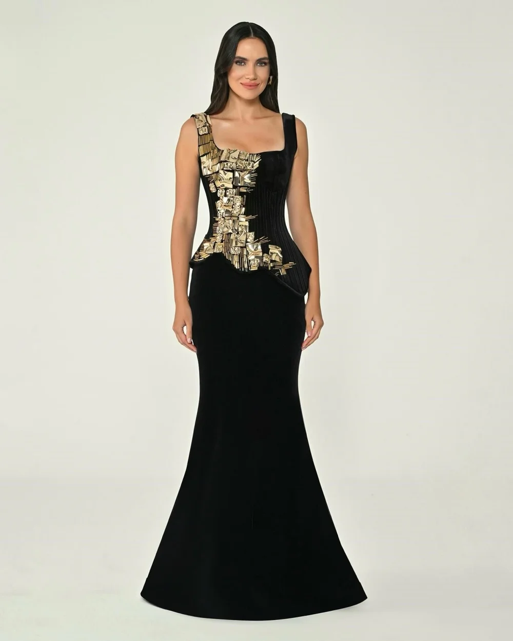 Customized Modern Style Formal Jersey Sequined Pleat Mermaid Off-the-shoulder Sleeveless Evening Dresses Sizes Available Classic
Customized Modern Style Formal Jersey Sequined Pleat Mermaid Off-the-shoulder Sleeveless Evening Dresses Sizes Available Classic