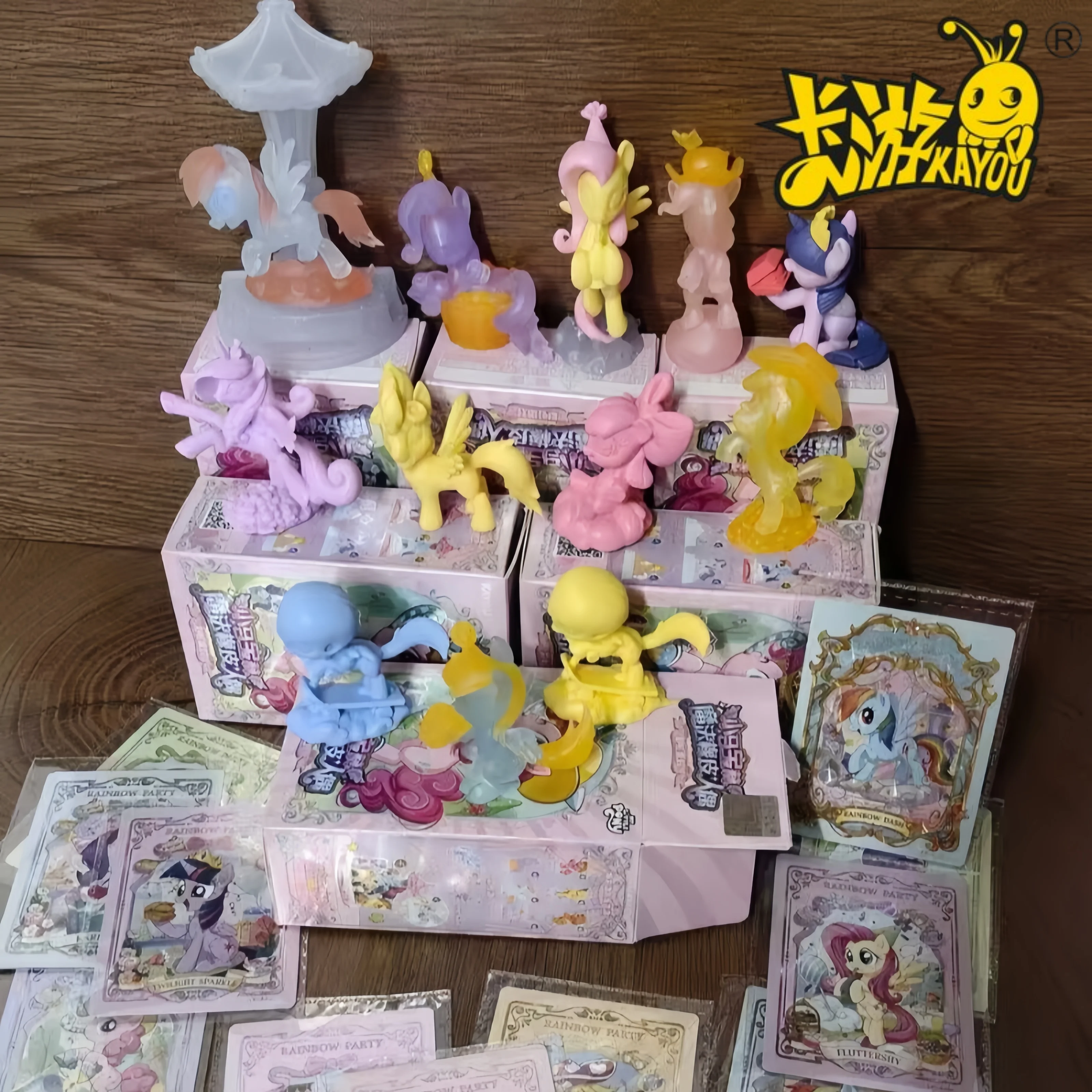 New Kayou My Little Pony Series VOL.3 Magic Eraser Rainbow Party Figure Hidden Shining Xp Card Collectible Toys Girls Birthday
New Kayou My Little Pony Series VOL.3 Magic Eraser Rainbow Party Figure Hidden Shining Xp Card Collectible Toys Girls Birthday