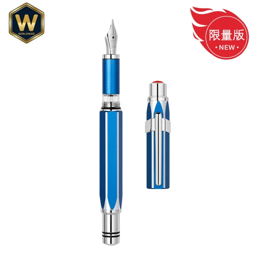 TWSBI Precision 2025 Limited Edition Piston Fountain Pen - Shinzan Blue, Metal Hex Barrel, Ideal for Business Use
TWSBI Precision 2025 Limited Edition Piston Fountain Pen - Shinzan Blue, Metal Hex Barrel, Ideal for Business Use