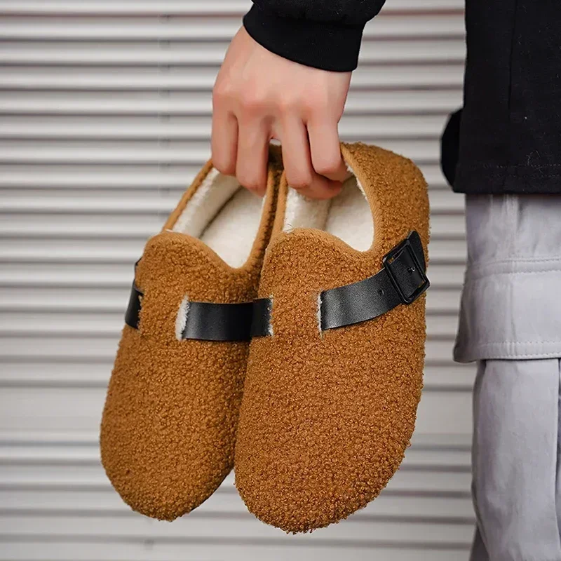 Fashion Flats Plush Slippers for Women Winter Indoor Breathable House Cotton Shoes Couple Bedroom Warm Cozy Fluffy Slides
Fashion Flats Plush Slippers for Women Winter Indoor Breathable House Cotton Shoes Couple Bedroom Warm Cozy Fluffy Slides