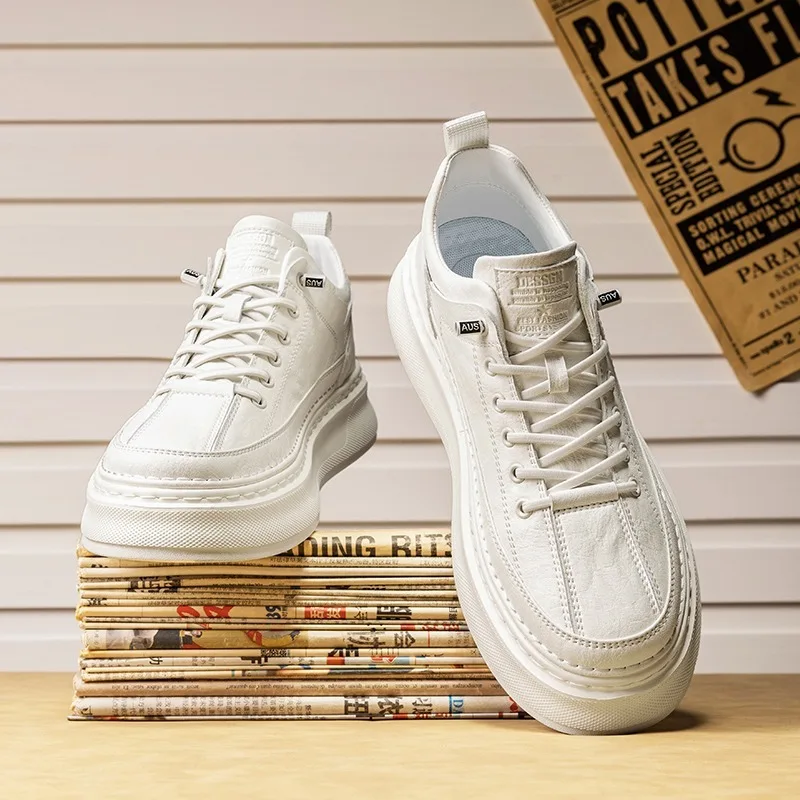 Men Booster Sneakers Chunky Elevator Shoes Height Increase Insole Man Lift Tall Leather Spring Autumn Plus Size shock absorption
Men Booster Sneakers Chunky Elevator Shoes Height Increase Insole Man Lift Tall Leather Spring Autumn Plus Size shock absorption