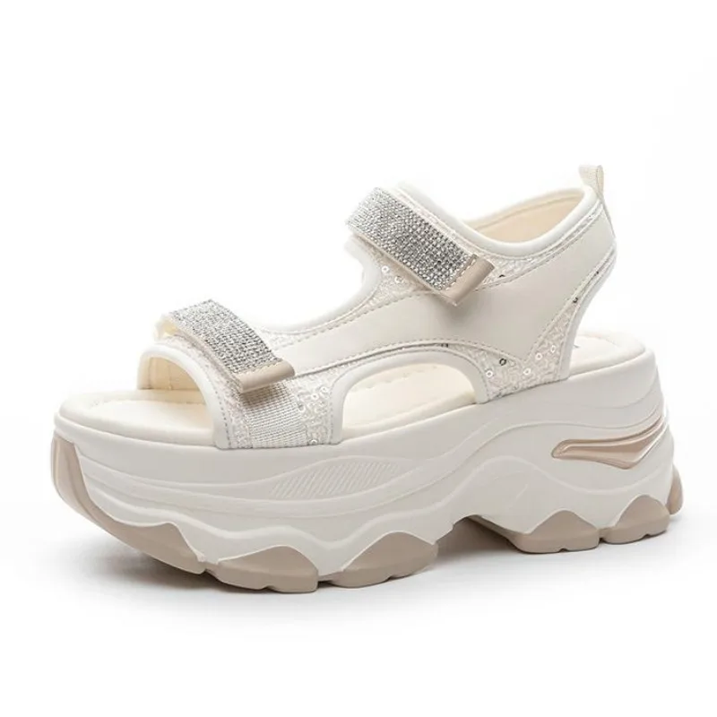 7CM Synthetic Leather Pumps Platform Wedge Hook Summer Hollow Sandals Flats Women Platform Wedge Slippers Fashion Beach Shoes
7CM Synthetic Leather Pumps Platform Wedge Hook Summer Hollow Sandals Flats Women Platform Wedge Slippers Fashion Beach Shoes