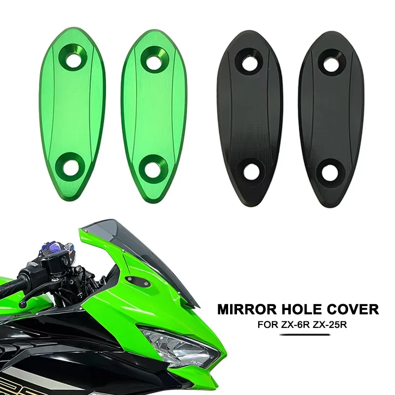Motorcycle Mirror Hole Cover For Kawasaki ZX-6R ZX-25R ZX25R ZX6R ZX 25R 6R Rearview Mirror Base Cover Hole Caps Decoration
Motorcycle Mirror Hole Cover For Kawasaki ZX-6R ZX-25R ZX25R ZX6R ZX 25R 6R Rearview Mirror Base Cover Hole Caps Decoration
