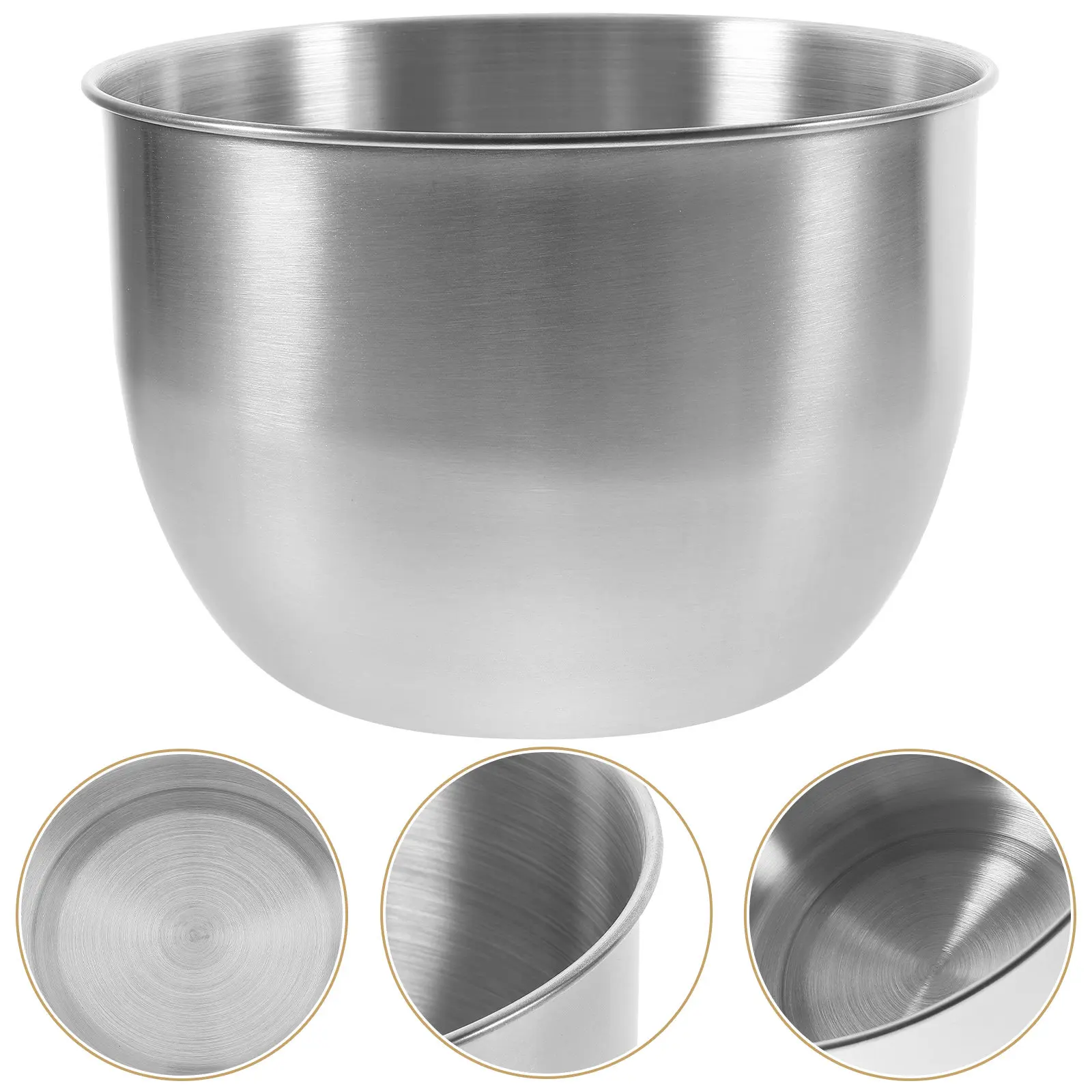 Stainless Steel Thick Deep Mixing Kitchen Bowl Metal Bowl for Baking Dough Food Prep Salad Food Prep Bowls Kitchen Mixing Bowls
Stainless Steel Thick Deep Mixing Kitchen Bowl Metal Bowl for Baking Dough Food Prep Salad Food Prep Bowls Kitchen Mixing Bowls