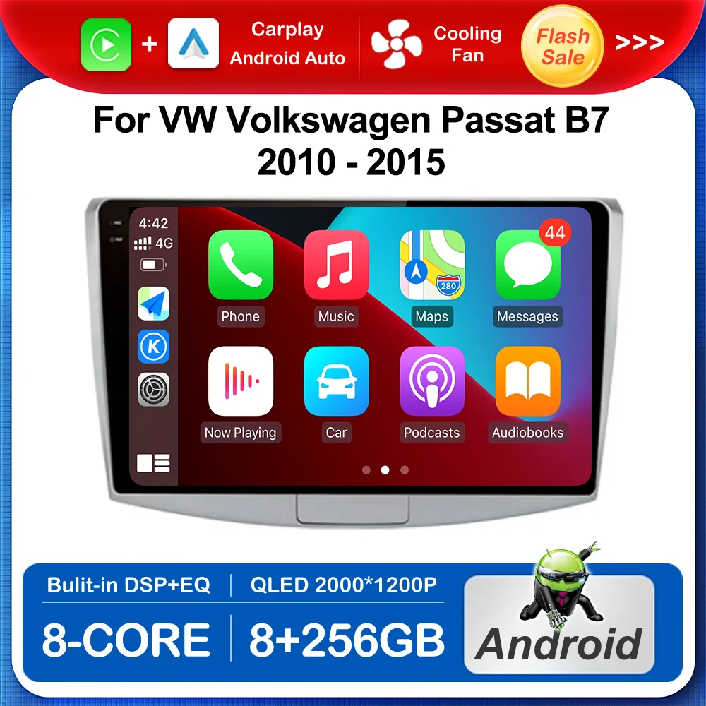 10 inch HD Car Radio Multimedia Player for VW Volkswagen Passat B7 2010 - 2015 Intelligent System Android Auto GPS Navi No 2 din
10 inch HD Car Radio Multimedia Player for VW Volkswagen Passat B7 2010 - 2015 Intelligent System Android Auto GPS Navi No 2 din
