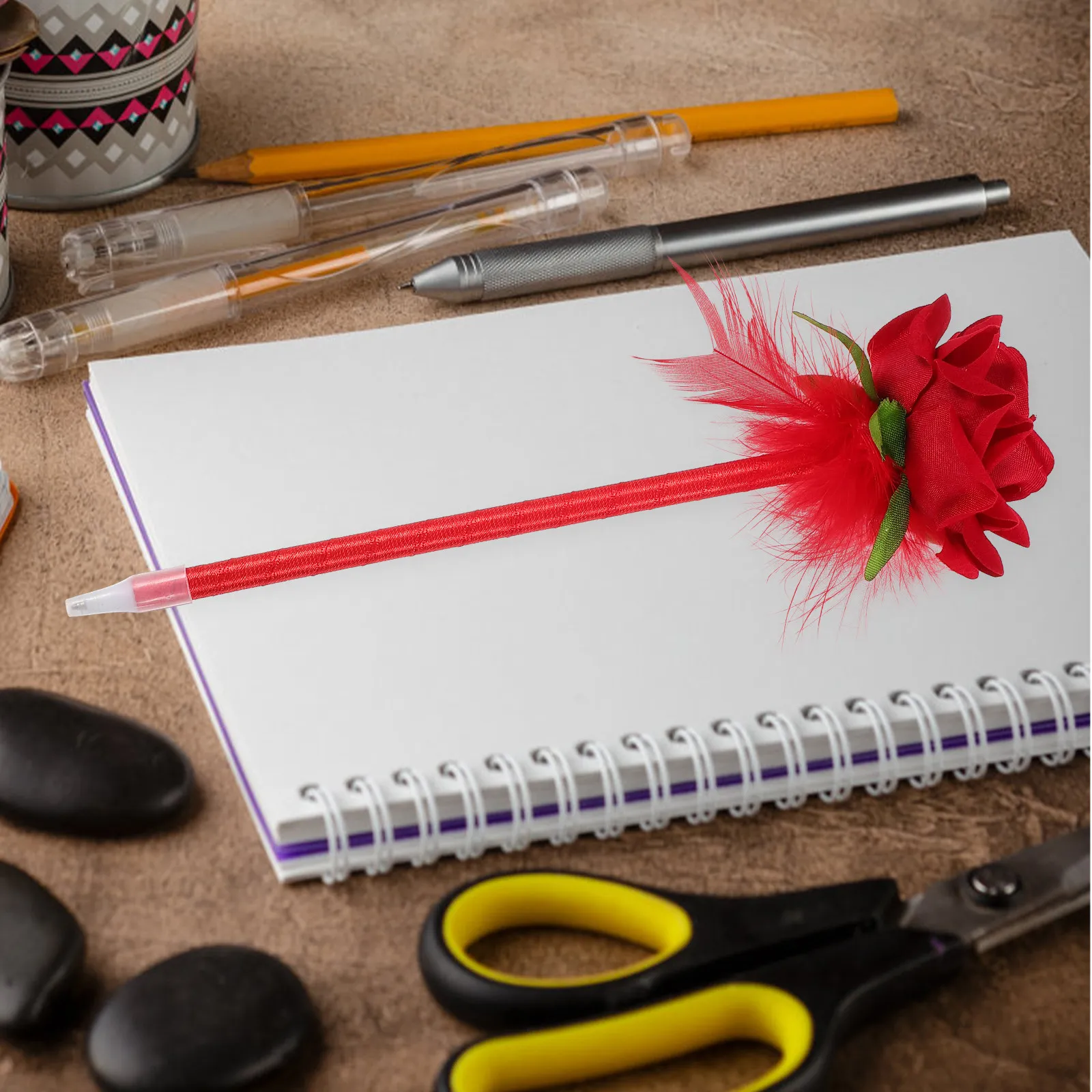 2Pcs Flower Shaped Ink Pens Floral Ballpoint Pens Writing Supplies Office Study Smooth Writing Comfortable Grip
2Pcs Flower Shaped Ink Pens Floral Ballpoint Pens Writing Supplies Office Study Smooth Writing Comfortable Grip