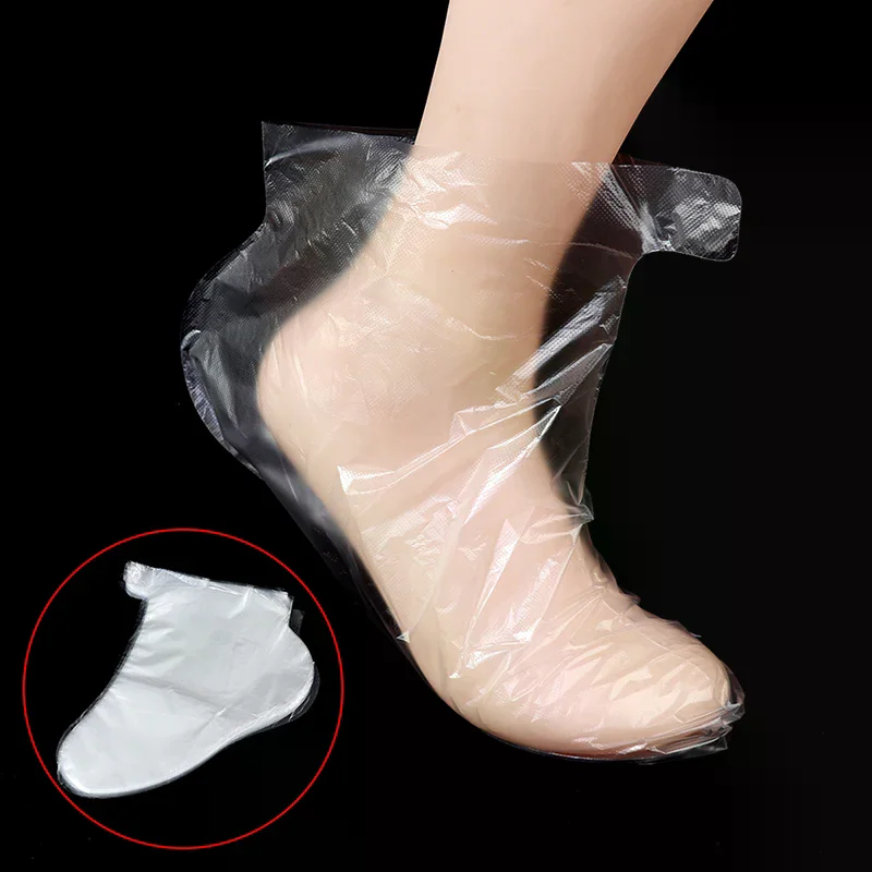 100pcs Clear Disposable Exfoliating Plastic Foot Mask Bath Liner For Pedicure Spa - Wax Cover Bag Sock
100pcs Clear Disposable Exfoliating Plastic Foot Mask Bath Liner For Pedicure Spa - Wax Cover Bag Sock