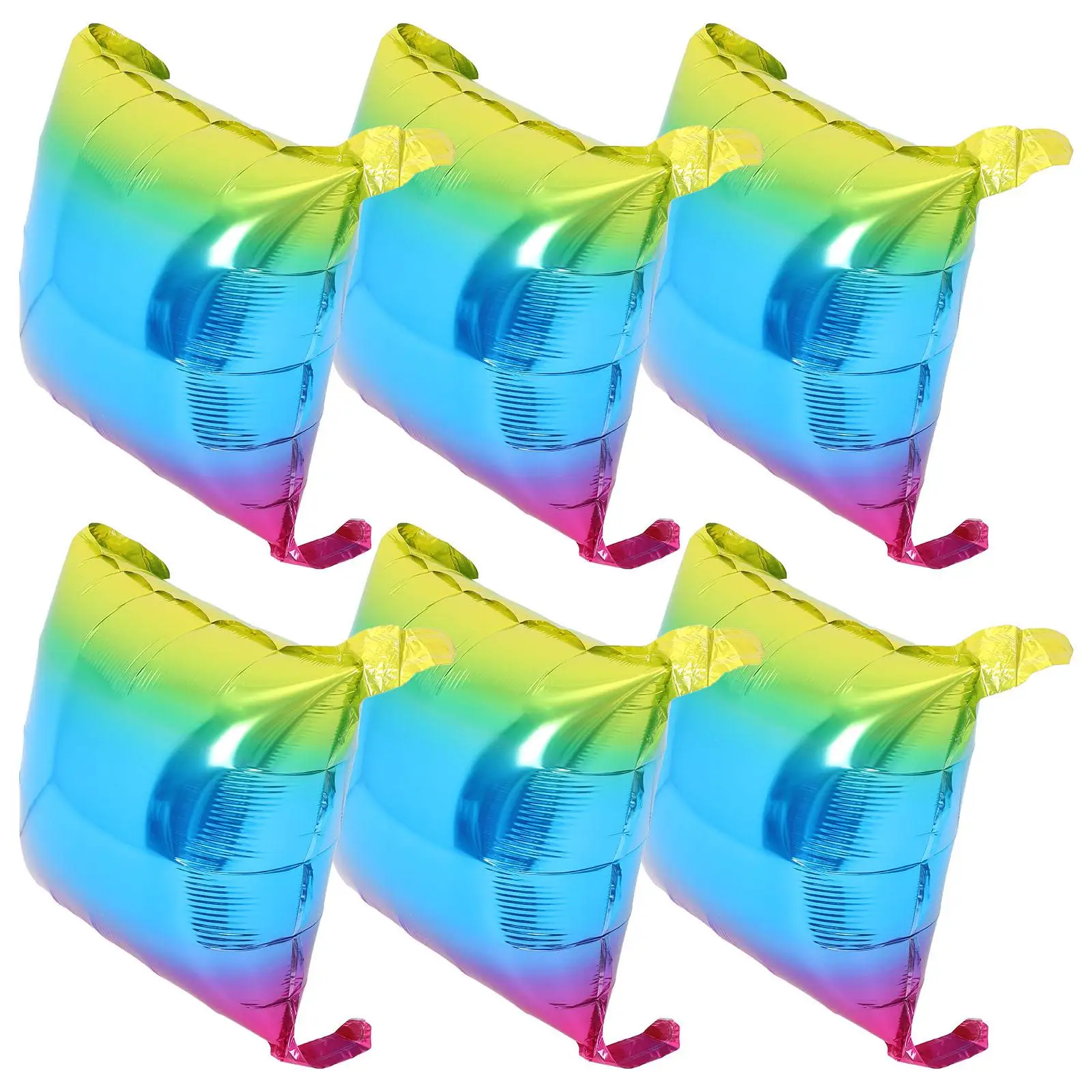 6 Pcs Gradient Balloons Square Aluminum Foil Inflatable Decorative Birthday Baby Shower Scene Party Supplies Balloon
6 Pcs Gradient Balloons Square Aluminum Foil Inflatable Decorative Birthday Baby Shower Scene Party Supplies Balloon