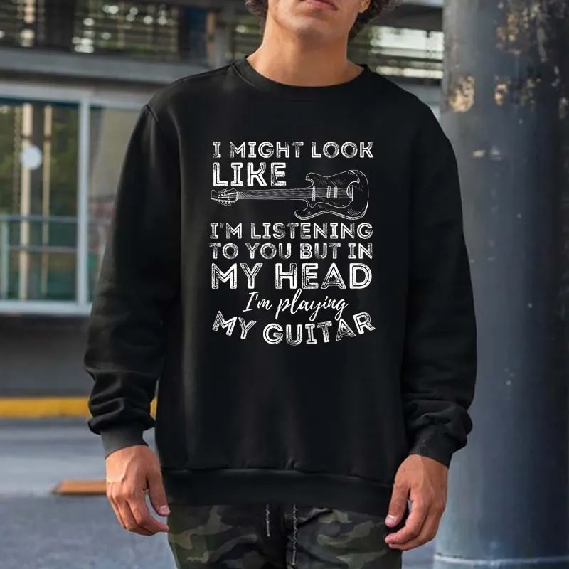 I Might Look Like I'm Listening To You Sweatshirts Men Women Streetwear Crewneck Hooded Tops Oversized 100% Cotton Hoodies
I Might Look Like I'm Listening To You Sweatshirts Men Women Streetwear Crewneck Hooded Tops Oversized 100% Cotton Hoodies