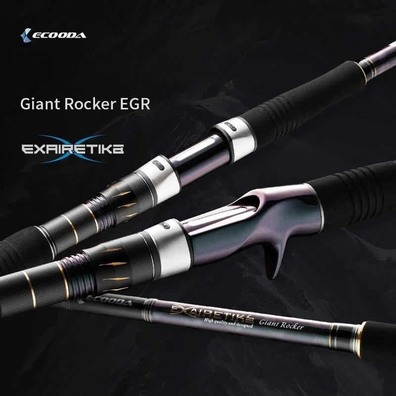 Удилище Ecooda Giant Rocker для ловли на приманку, усиленное для работы на рифах, с высокой чувствительностью, мощностью и прочностью, с двойным сердечником и спиральной конструкцией.
Удилище Ecooda Giant Rocker для ловли на приманку, усиленное для работы на рифах, с высокой чувствительностью, мощностью и прочностью, с двойным сердечником и спиральной конструкцией.