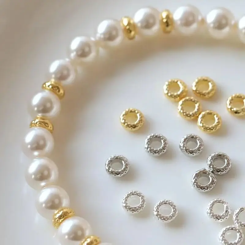 20PCS 14K Gold Color Versatile Pitting Donut Abacus Bead Spacer DIY Necklace Bracelet Handmade Beaded Charm Accessories
20PCS 14K Gold Color Versatile Pitting Donut Abacus Bead Spacer DIY Necklace Bracelet Handmade Beaded Charm Accessories