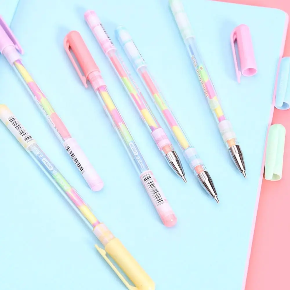 6pcs/set 7 Colors Candy Text Marker Gel Pen Rainbow Pen Draw Glitter Change 7 Colors Gel Pen 0.8mm Lovely Take Notes
6pcs/set 7 Colors Candy Text Marker Gel Pen Rainbow Pen Draw Glitter Change 7 Colors Gel Pen 0.8mm Lovely Take Notes