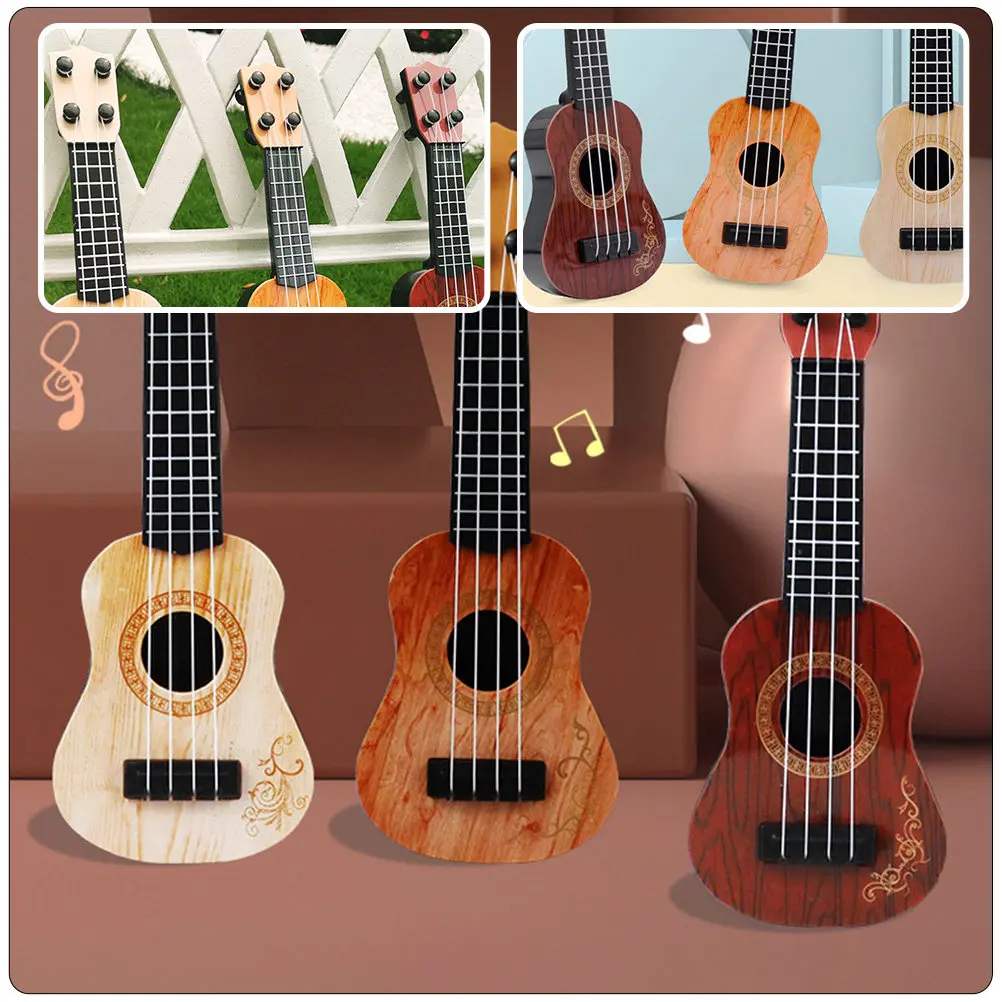 2Pcs Children Ukulele Plastic Simulation Musical Instruments Educational Guitar for Toddler Kids Early Development
2Pcs Children Ukulele Plastic Simulation Musical Instruments Educational Guitar for Toddler Kids Early Development