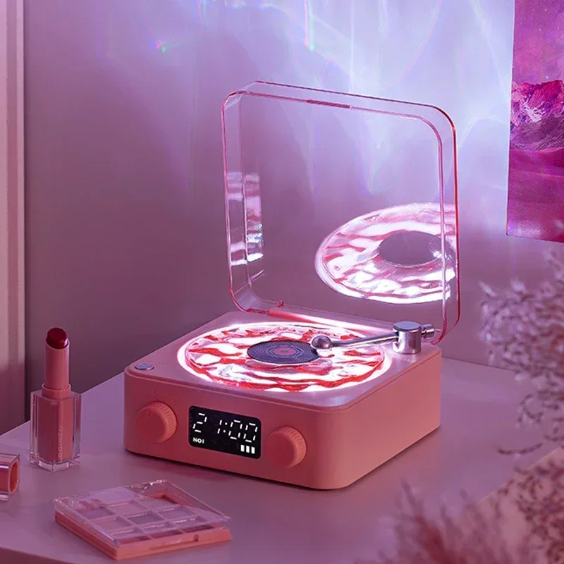 Retro Turntable White Noise Bluetooth Speaker Mini KTV Machine Sleep Assist Karaoke Machine Vitrola Shape Speaker with RGB Light
Retro Turntable White Noise Bluetooth Speaker Mini KTV Machine Sleep Assist Karaoke Machine Vitrola Shape Speaker with RGB Light