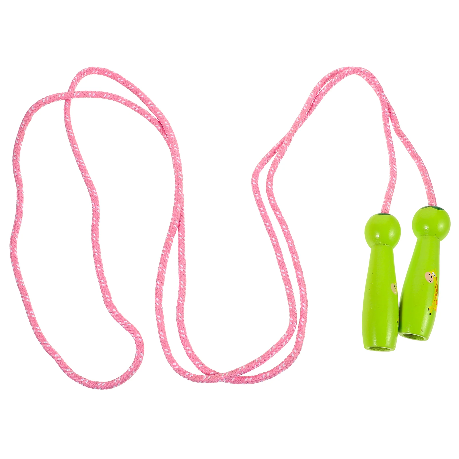 Wood Handle Jump Rope for Kids Adults Fitness Wear resistantSkippingRope Cartoon Green Adjustable Single Person Exercise
Wood Handle Jump Rope for Kids Adults Fitness Wear resistantSkippingRope Cartoon Green Adjustable Single Person Exercise