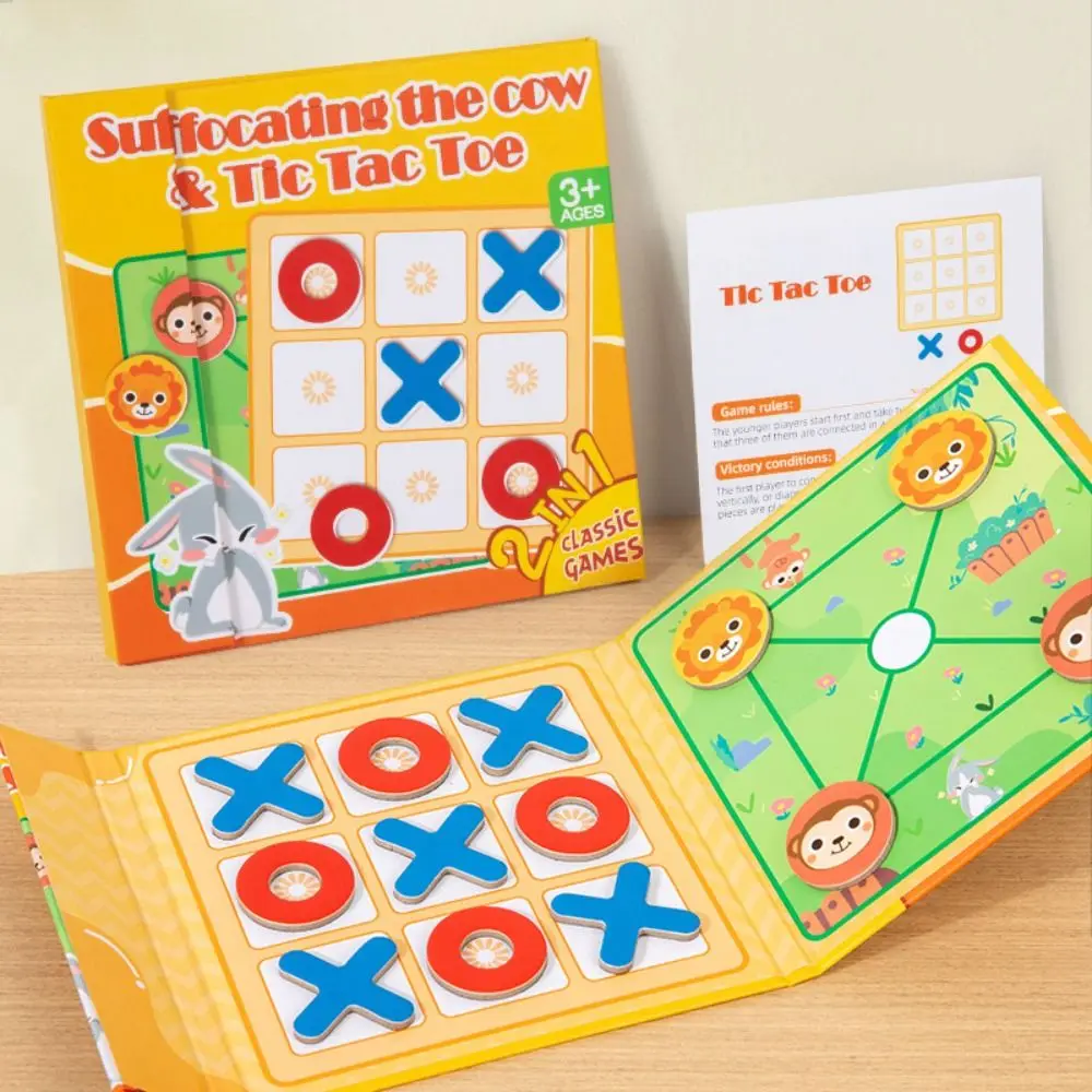 Toy Book Magnetic Chess Game Multiplayer Clip Design Children's Magnetic Tic Tac Toe Portable Interactive
Toy Book Magnetic Chess Game Multiplayer Clip Design Children's Magnetic Tic Tac Toe Portable Interactive