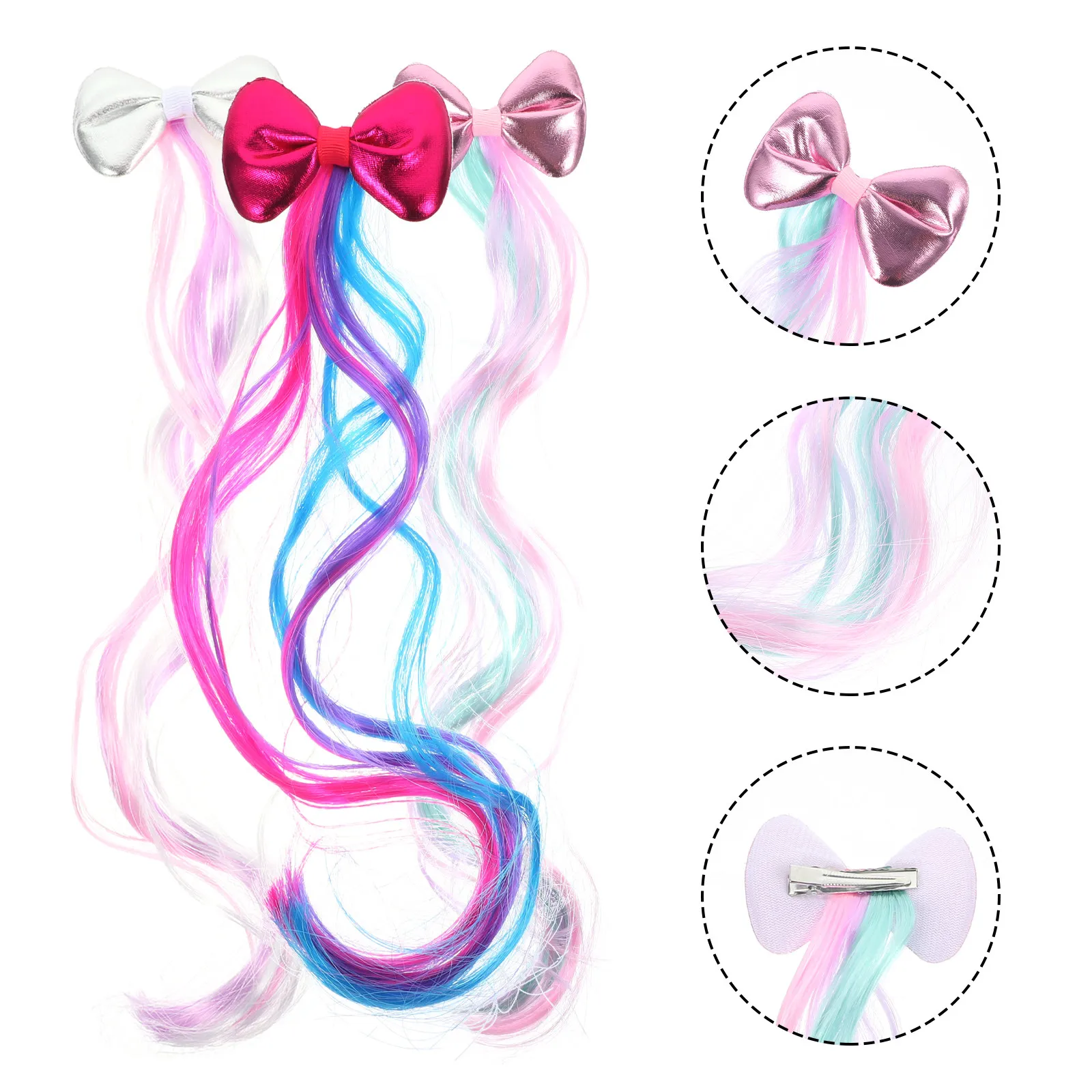 3 Pcs Women Girls Glitter Barrette Clips Little Hair Accessories Stuff for Extensions Kids Cute
3 Pcs Women Girls Glitter Barrette Clips Little Hair Accessories Stuff for Extensions Kids Cute