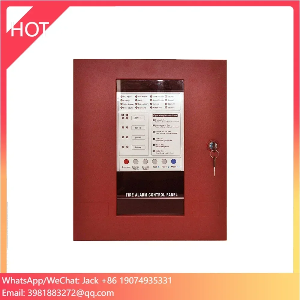 Fire Alarm System Factory Price 4-16 Zones Optional Conventional Fire Alarm Control Panel
Fire Alarm System Factory Price 4-16 Zones Optional Conventional Fire Alarm Control Panel