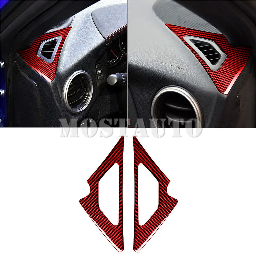 Soft Carbon Fiber Interior Dashboard Side Air Vent Outlet Cover Trim For Toyota 86 Subaru BRZ 2013-2020 2pcs(2 Color)
Soft Carbon Fiber Interior Dashboard Side Air Vent Outlet Cover Trim For Toyota 86 Subaru BRZ 2013-2020 2pcs(2 Color)