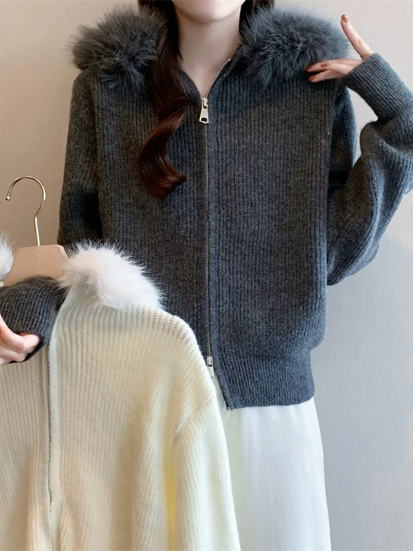 plus Size Knitted Hooded Cardigan Sweater Autumn Winter Slimming Versatile Design Zipper Jacket Korean Style Loose Fit Long S...
plus Size Knitted Hooded Cardigan Sweater Autumn Winter Slimming Versatile Design Zipper Jacket Korean Style Loose Fit Long S...