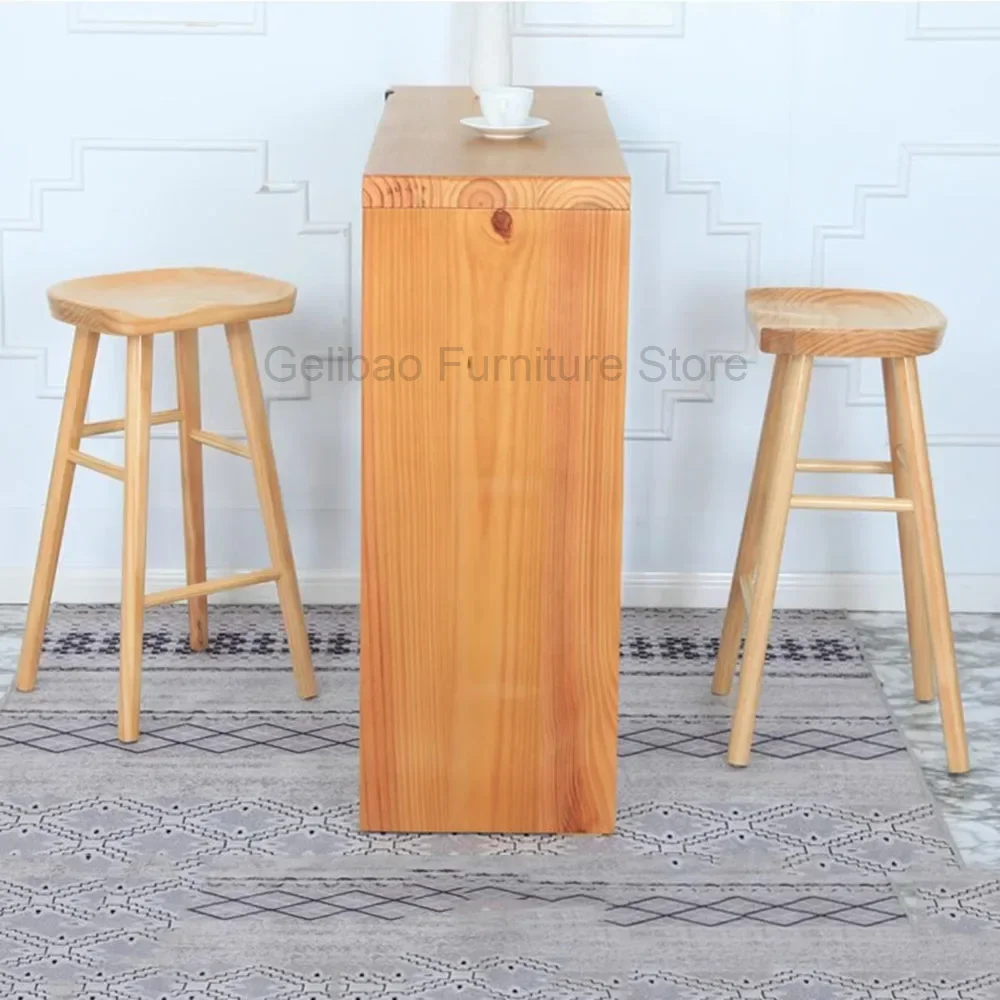 Wooden Luxury Bar Stools Modern Living Room Party Makeup Kitchen Aesthetic Nordic Reception Desks Barber Minimalist Furniture
Wooden Luxury Bar Stools Modern Living Room Party Makeup Kitchen Aesthetic Nordic Reception Desks Barber Minimalist Furniture