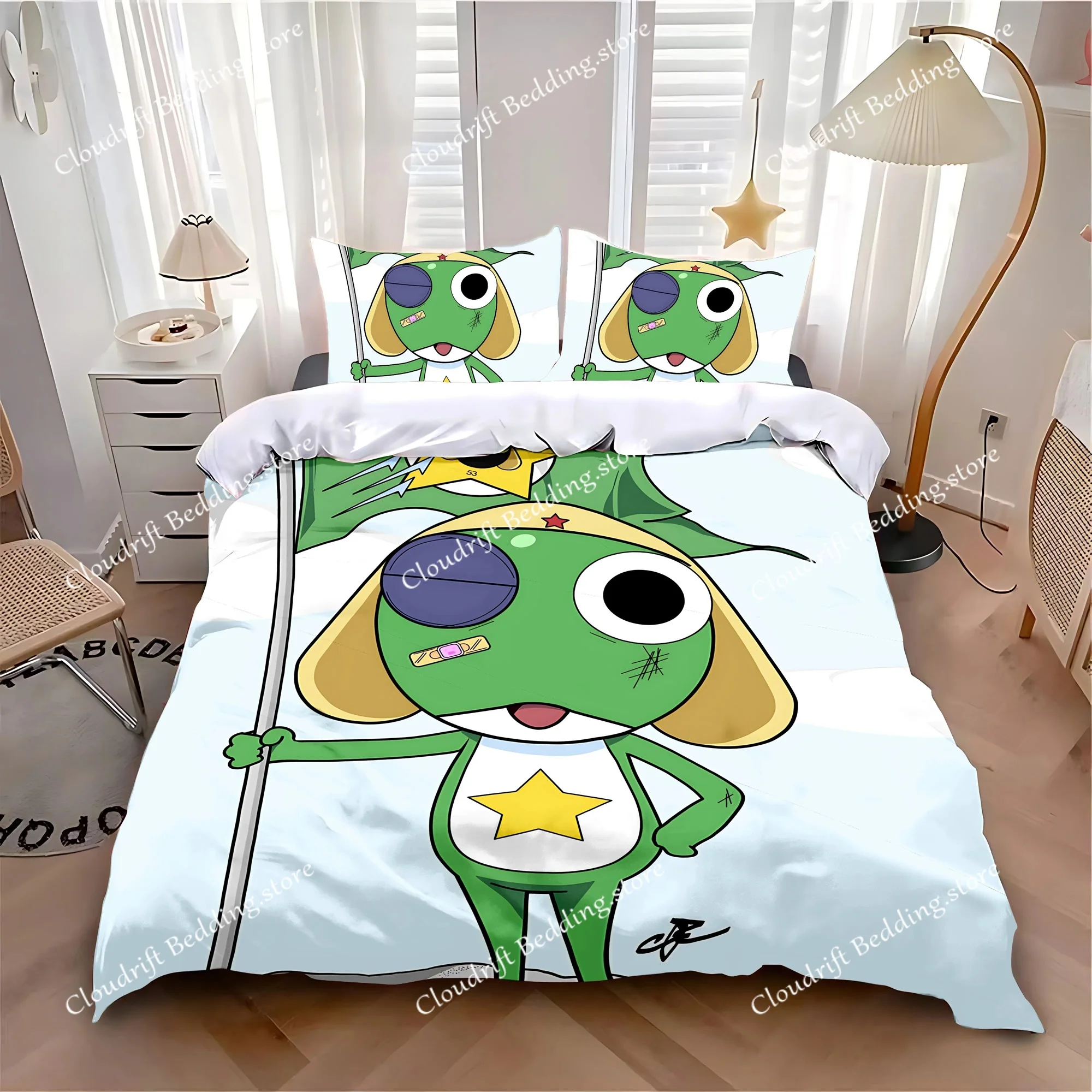 Fashion Duvet Cover Pillowcase Bedding Set Hot Sergeant Frog Adult Boy Girl Bedroom Decoration Children Single Double Large Size
Fashion Duvet Cover Pillowcase Bedding Set Hot Sergeant Frog Adult Boy Girl Bedroom Decoration Children Single Double Large Size