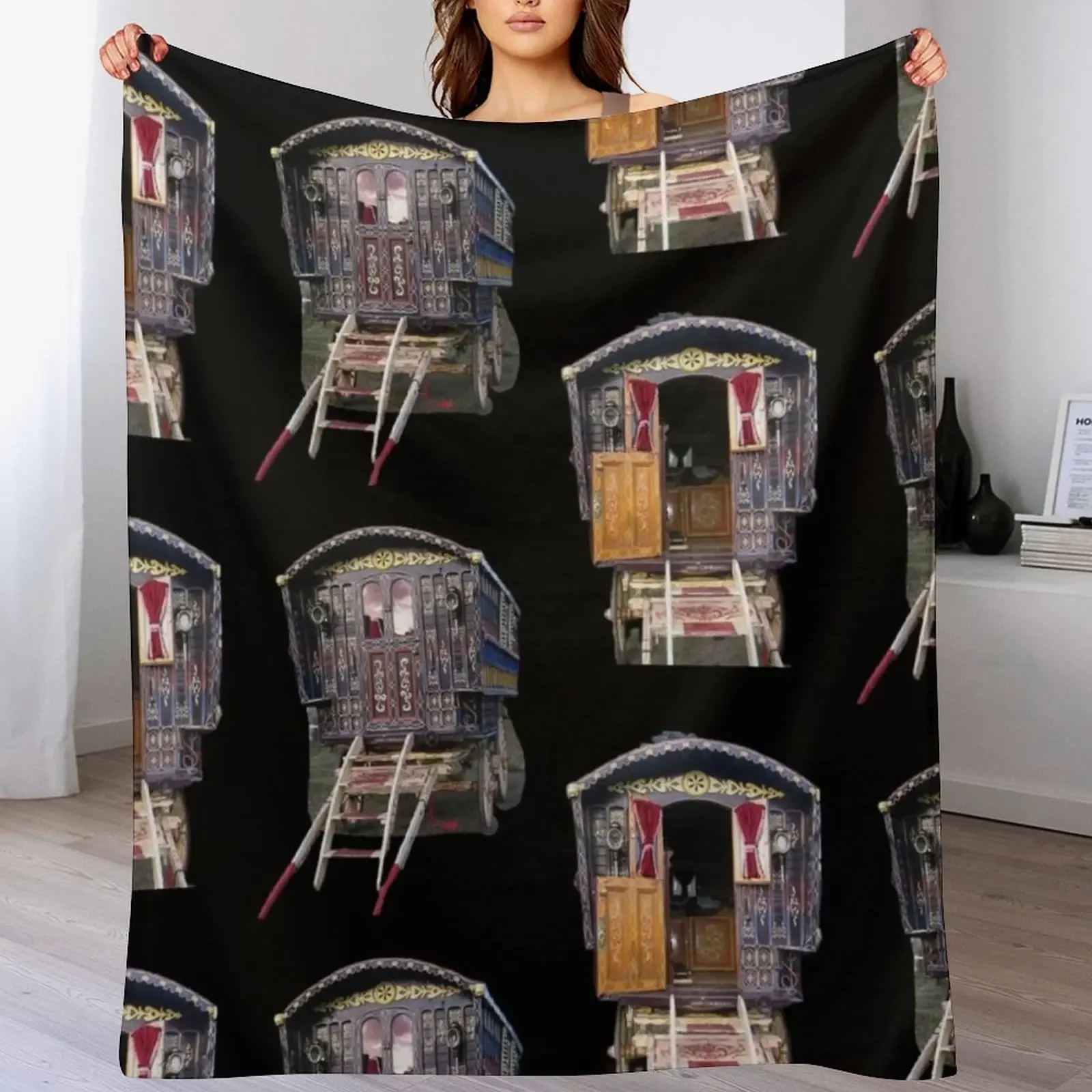 vardo, gipsy caravan,Romany gypsy traveler Throw Blanket Bed covers Camping Decoratives Hairy Blankets
vardo, gipsy caravan,Romany gypsy traveler Throw Blanket Bed covers Camping Decoratives Hairy Blankets