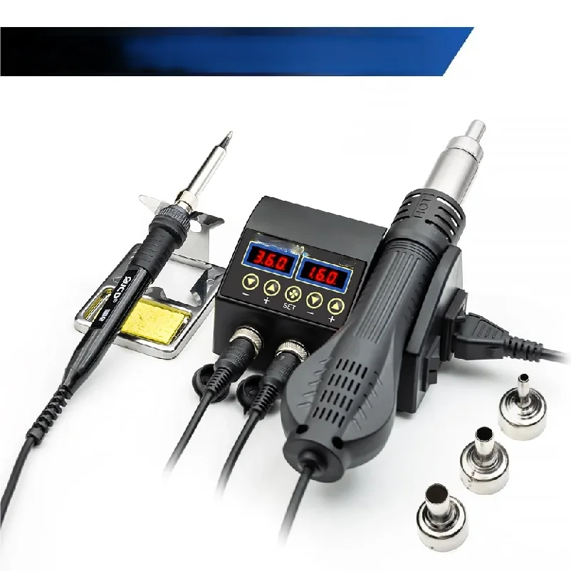 Soldering Station Portable Digital Hot Air Gun BGA Rework Solder Station Hot Air Blower Heat Gun Desoldering
Soldering Station Portable Digital Hot Air Gun BGA Rework Solder Station Hot Air Blower Heat Gun Desoldering
