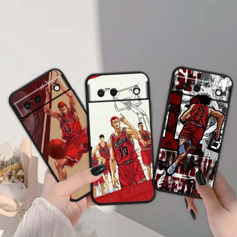 Creative Slam Dunk Anime For Google Pixel 9a 9 8A 8 7 7A 6 6A Pro XL 2024 5G Black Soft TPU Silicone Cover Phone Case
Creative Slam Dunk Anime For Google Pixel 9a 9 8A 8 7 7A 6 6A Pro XL 2024 5G Black Soft TPU Silicone Cover Phone Case