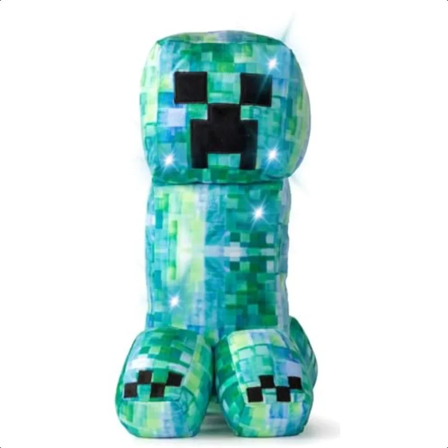 Charged Up Creeper Pillow Buddy Light up Plush er Soft Polyester Microfiber Character Pillow with LED Lights 16 Inches
Charged Up Creeper Pillow Buddy Light up Plush er Soft Polyester Microfiber Character Pillow with LED Lights 16 Inches