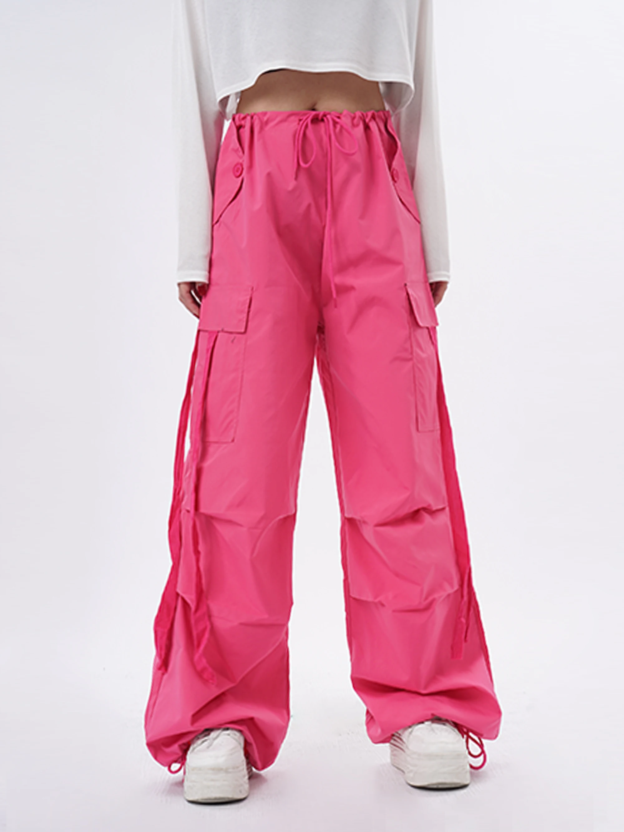 Jazz Street Dance Loose Straight Leg Workwear Pants Drawstring High Waist American Style Casual Versatile Wide Leg Women's
Jazz Street Dance Loose Straight Leg Workwear Pants Drawstring High Waist American Style Casual Versatile Wide Leg Women's