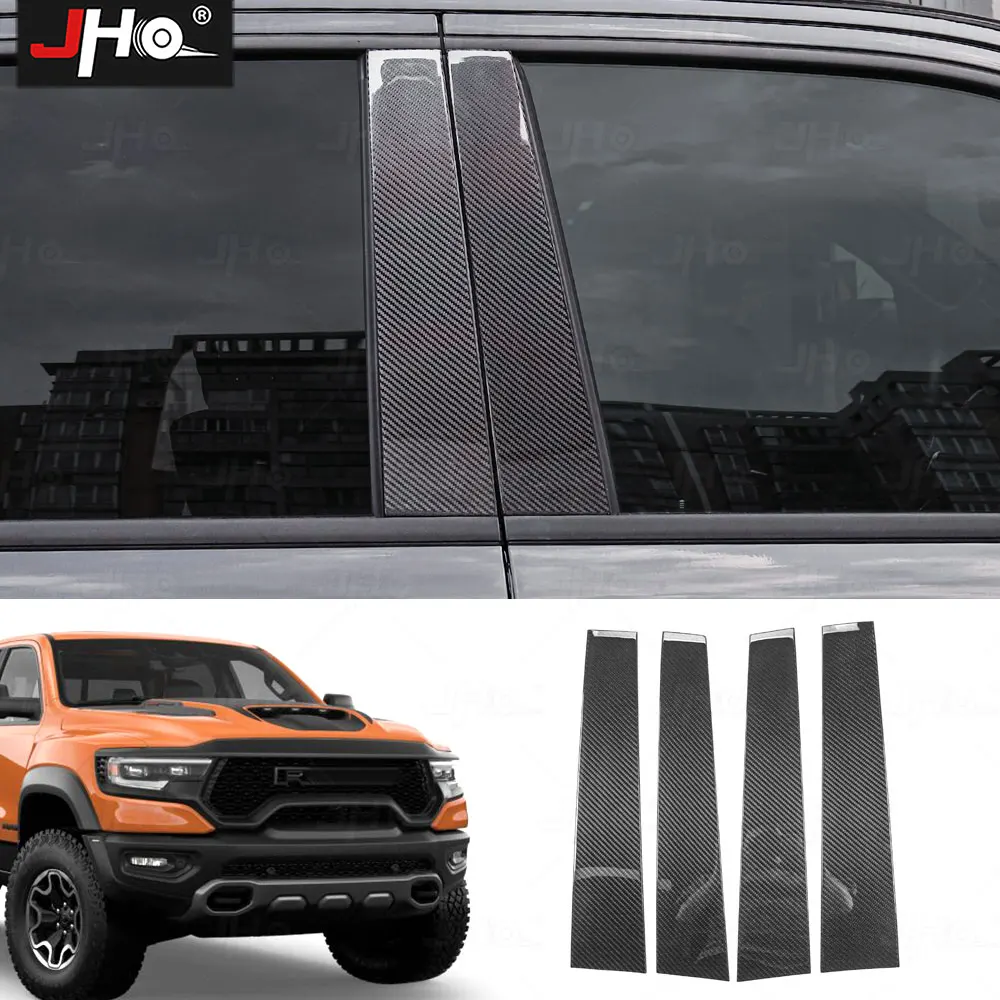 JHO B Pillar Post Cover Real Carbon Fiber Decorate Trim Trex Portector Exterior Fit for Ram1500 TRX 2022 2023 Pickup Accessories
JHO B Pillar Post Cover Real Carbon Fiber Decorate Trim Trex Portector Exterior Fit for Ram1500 TRX 2022 2023 Pickup Accessories