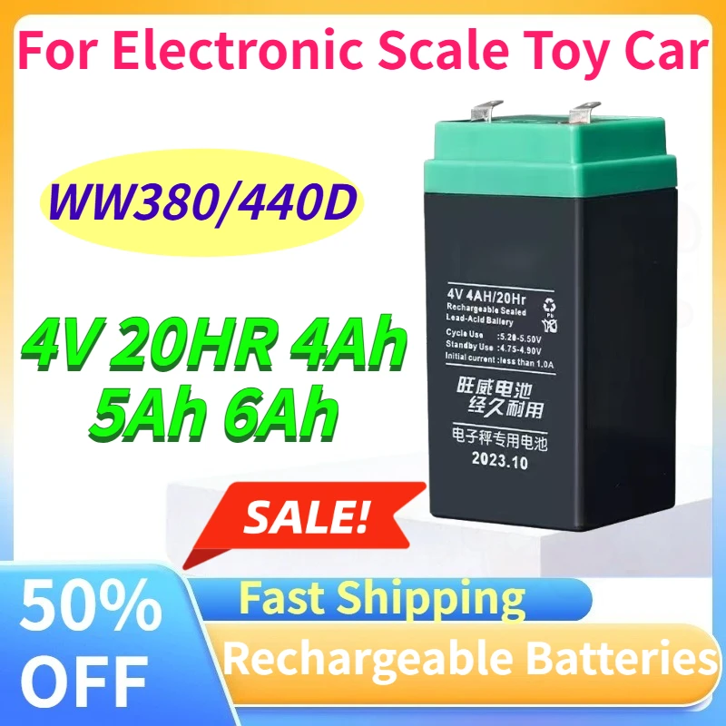 High Quality 20HR WW380/440D 4V 4000mAh 5000mAh 6000mAh Rechargeable Battery for Electronic Scale Toy Car Replaceable Battery
High Quality 20HR WW380/440D 4V 4000mAh 5000mAh 6000mAh Rechargeable Battery for Electronic Scale Toy Car Replaceable Battery