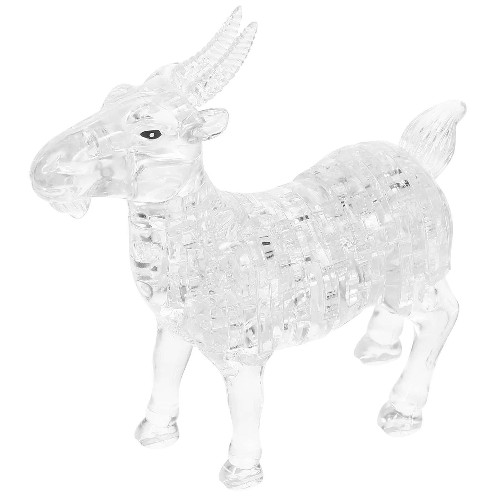 1Pcs Delicate Crystal Glass Goat Ornament Fashionable Home Decor Piece for Wine Cabinet Desk Shelf Stylish Gift Idea
1Pcs Delicate Crystal Glass Goat Ornament Fashionable Home Decor Piece for Wine Cabinet Desk Shelf Stylish Gift Idea