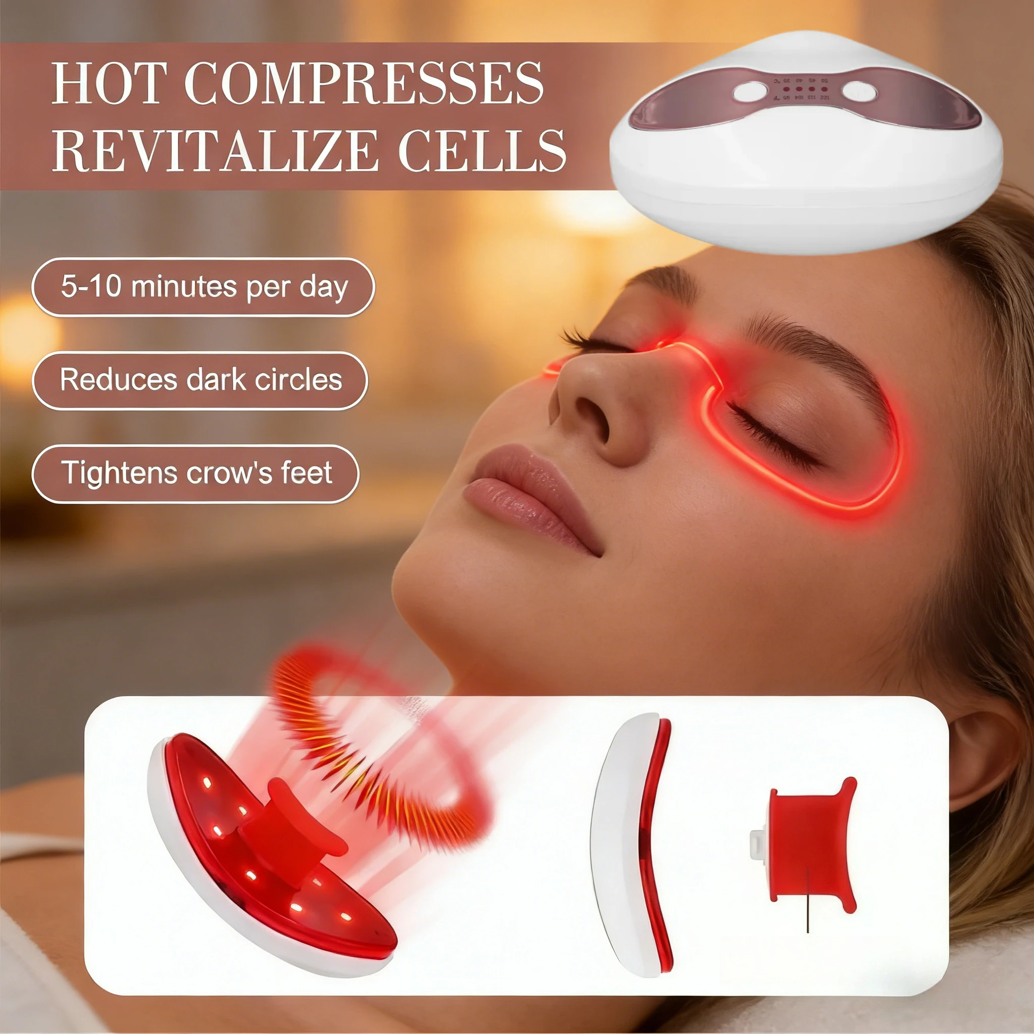 Быстрое действия 2 в 1, светодиодное устройство для увеличения объема губ и глаз с подогревом для удаления морщин и темных кругов, косметический инструмент
Быстрое действия 2 в 1, светодиодное устройство для увеличения объема губ и глаз с подогревом для удаления морщин и темных кругов, косметический инструмент