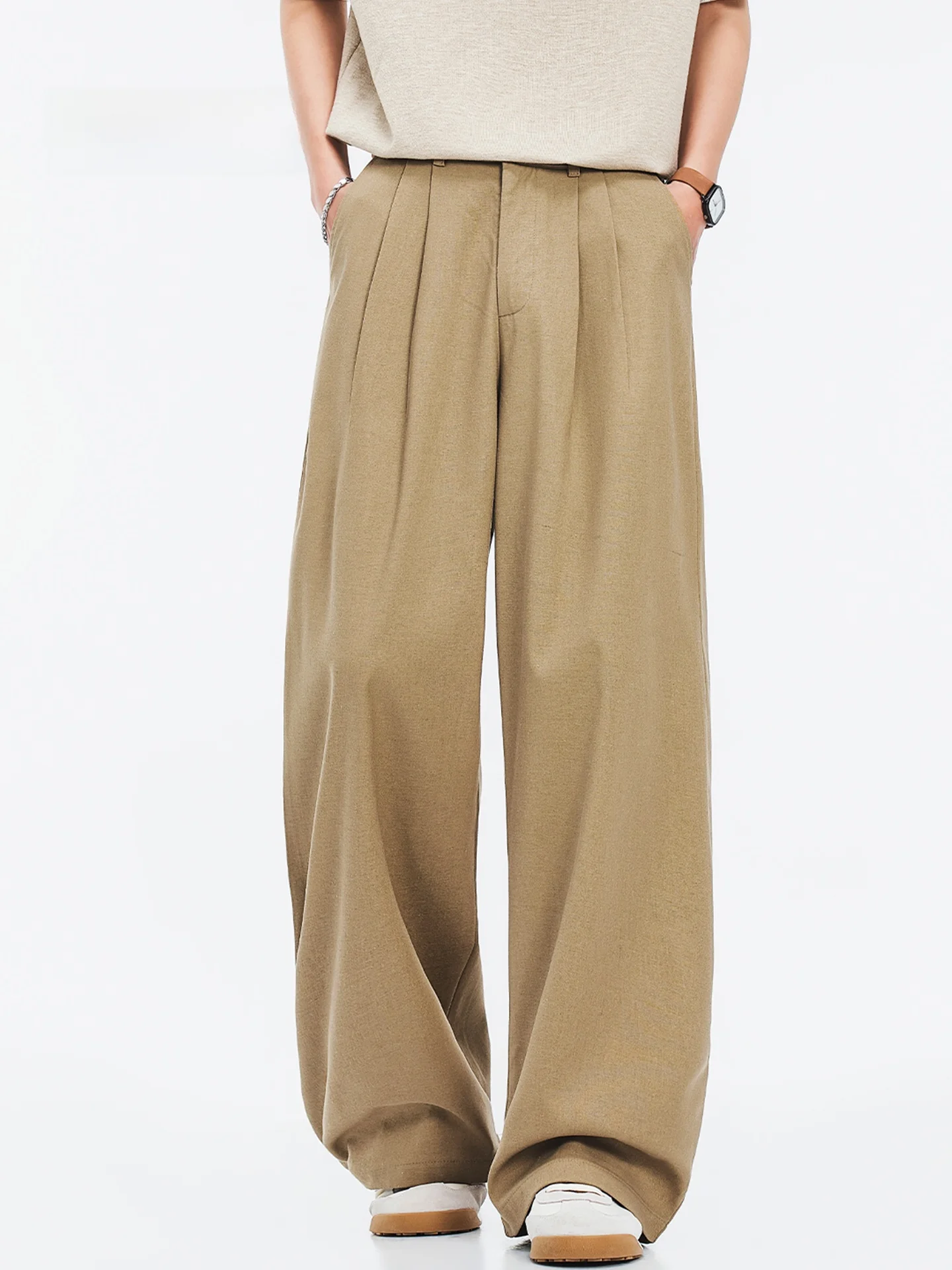 MMOPTOP Men's Vintage American Casual Pants Summer Loose Straight Leg Floor-Length Drapey No-Iron Wide Leg Trousers
MMOPTOP Men's Vintage American Casual Pants Summer Loose Straight Leg Floor-Length Drapey No-Iron Wide Leg Trousers