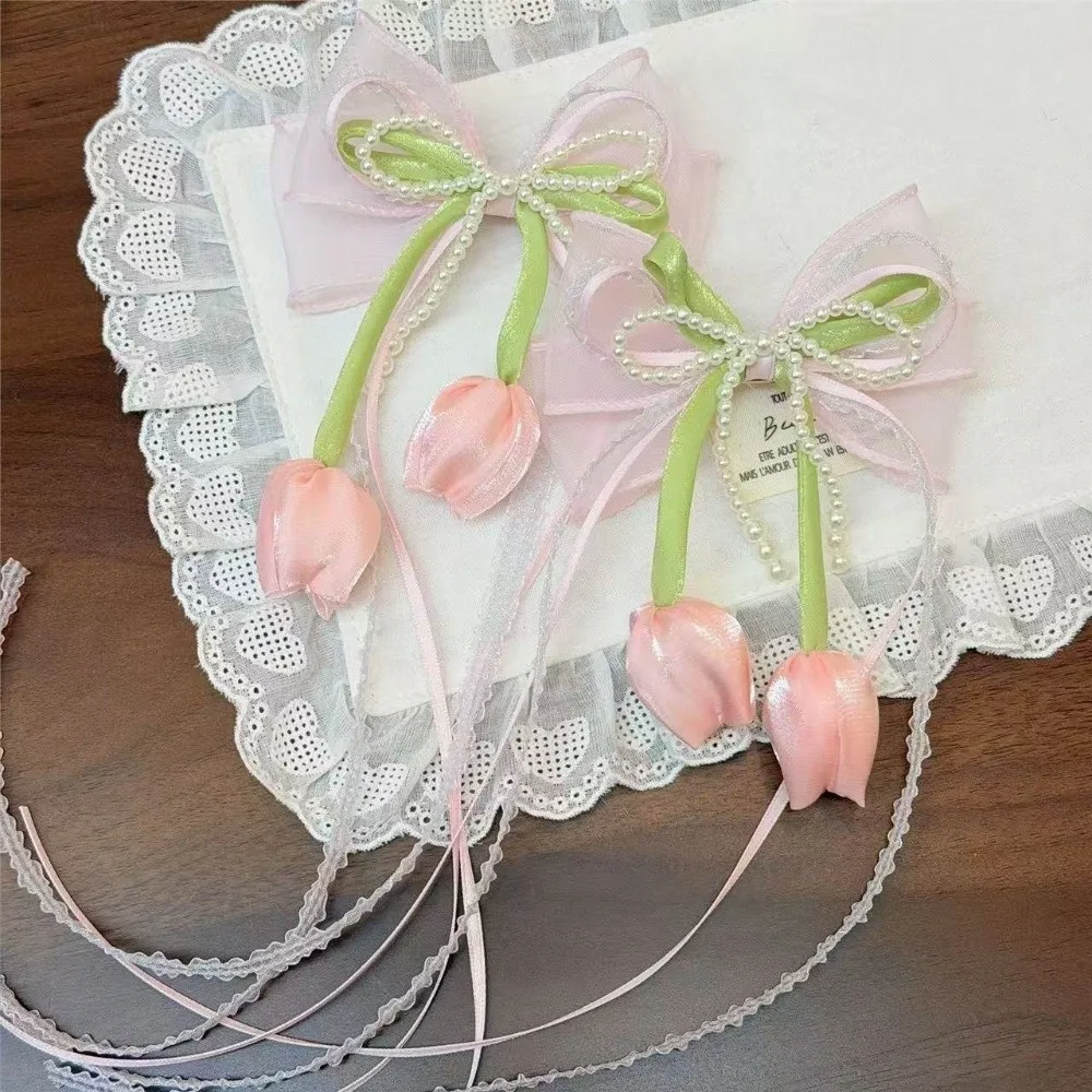 Chiffon Bowknot Chiffon Tulip Hair Clips Pearl Pastel Floral Hair Clips Floral Sweet Flower Bow Hairpin Girl Hair Accessories
Chiffon Bowknot Chiffon Tulip Hair Clips Pearl Pastel Floral Hair Clips Floral Sweet Flower Bow Hairpin Girl Hair Accessories