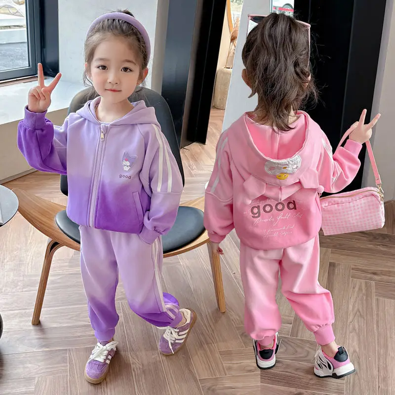 Girly Heart Autumn Kawaii Kuromi Anime Baby Fashion Sportswear Coat Pants Set Cute Cartoon Jacket Casual Clothing Gifts Toys
Girly Heart Autumn Kawaii Kuromi Anime Baby Fashion Sportswear Coat Pants Set Cute Cartoon Jacket Casual Clothing Gifts Toys