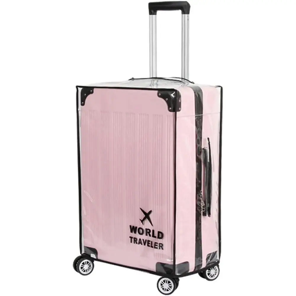 Clear PVC Large Suitcase Cover, 28 - Transparent Waterproof Travel Bag Protector
Clear PVC Large Suitcase Cover, 28 - Transparent Waterproof Travel Bag Protector