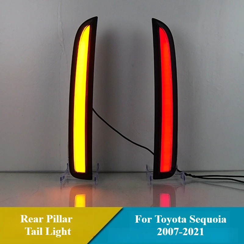 For Toyota Sequoia 2007-2021 LED Rear Pillar Tail Light Braking Running Lights DRL w/ Dynamic Turn Signal Rear Bumper Fog Lamp
For Toyota Sequoia 2007-2021 LED Rear Pillar Tail Light Braking Running Lights DRL w/ Dynamic Turn Signal Rear Bumper Fog Lamp