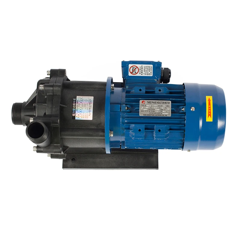 MPH-422 2HP Magnetic Circulating Pump with PP Head High Power 380V 400 L/min 23Meter Salty Sea Water Chemical Boat Pump
MPH-422 2HP Magnetic Circulating Pump with PP Head High Power 380V 400 L/min 23Meter Salty Sea Water Chemical Boat Pump