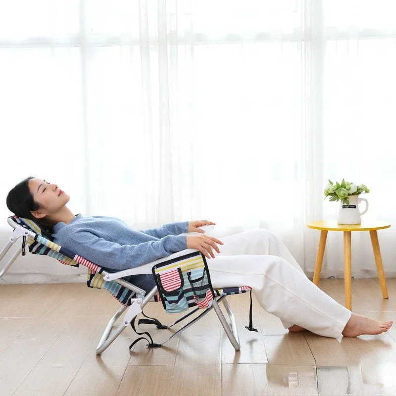 Aluminum Alloy Recliner Folding Chair Lazy Sleeping Multi-functional Beach Chair Home Lunch Break Sturdy Outdoor Seater
Aluminum Alloy Recliner Folding Chair Lazy Sleeping Multi-functional Beach Chair Home Lunch Break Sturdy Outdoor Seater