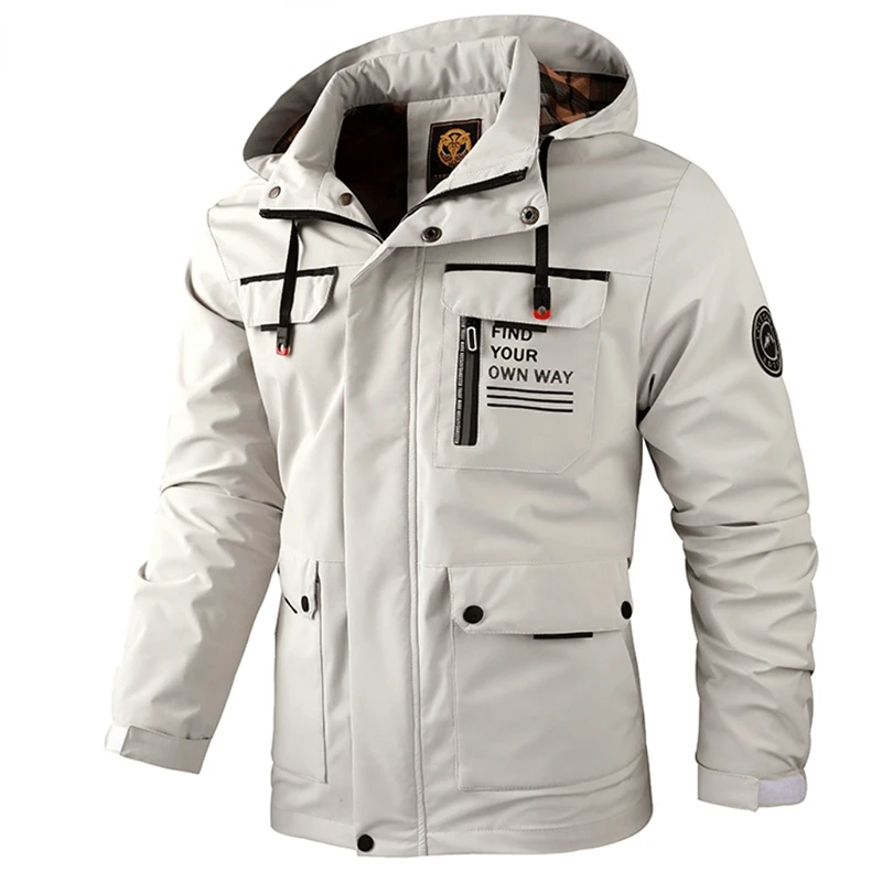 Fashion Men's Casual Windbreaker Jackets Hooded Jacket Man Waterproof Outdoor Soft Shell Winter Coat Clothing Warm Fleece Thick
Fashion Men's Casual Windbreaker Jackets Hooded Jacket Man Waterproof Outdoor Soft Shell Winter Coat Clothing Warm Fleece Thick