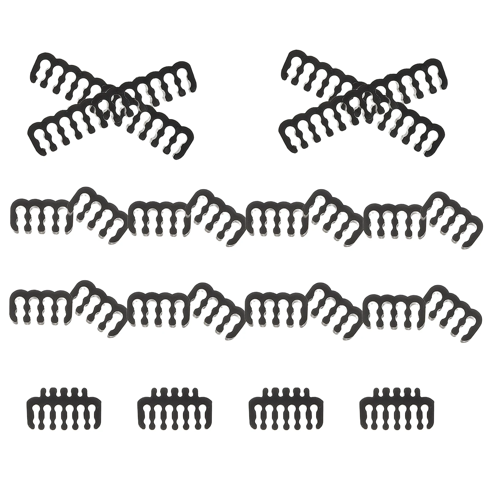 24 Pcs Cable Manager Management Comb Clips Computer Case Water Cooling Organizer Cord Organizers for Appliances
24 Pcs Cable Manager Management Comb Clips Computer Case Water Cooling Organizer Cord Organizers for Appliances