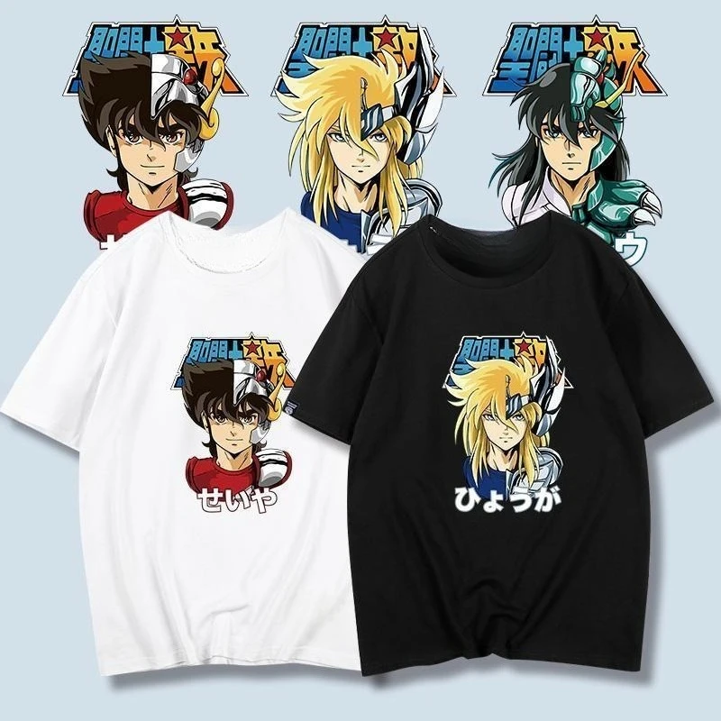 Saint Seiya Joint Animation Printing Loose Glacier Short Sleeve Two-dimensional Japanese Clothes Summer T-shirt
Saint Seiya Joint Animation Printing Loose Glacier Short Sleeve Two-dimensional Japanese Clothes Summer T-shirt